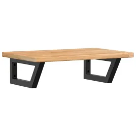 polka-scienna-pod-umywalke-stal-i-lite-drewno-debowe