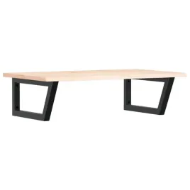 polka-scienna-pod-umywalke-stal-i-lite-drewno-debowe