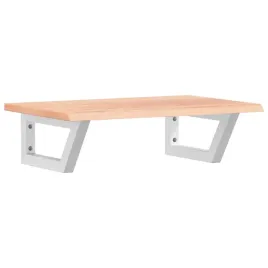 polka-scienna-pod-umywalke-stal-i-lite-drewno-debowe