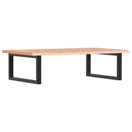 polka-scienna-pod-umywalke-stal-i-lite-drewno-debowe