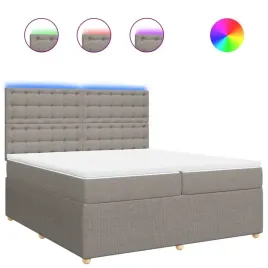 lozko-kontynentalne-z-materacem-taupe-tkanina-200x200-cm