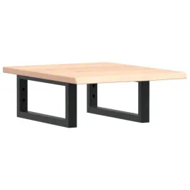 polka-scienna-pod-umywalke-stal-i-lite-drewno-debowe