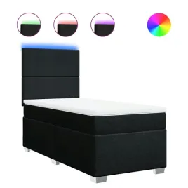 lozko-kontynentalne-z-materacem-czarne-tkanina-80x200-cm