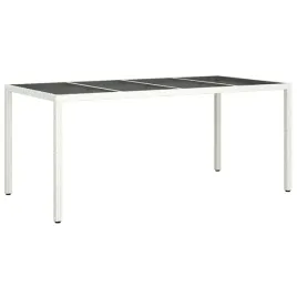 stol-do-jadilnia-na-ogrodzie-bialy-190-x-90-x-75-cm-polirattan