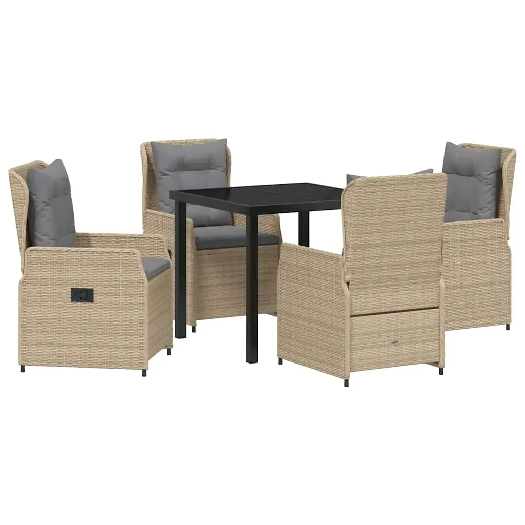 zestaw-do-jadalni-w-ogrodzie-5-pcs-bezowy-polirattan-stan-nowy