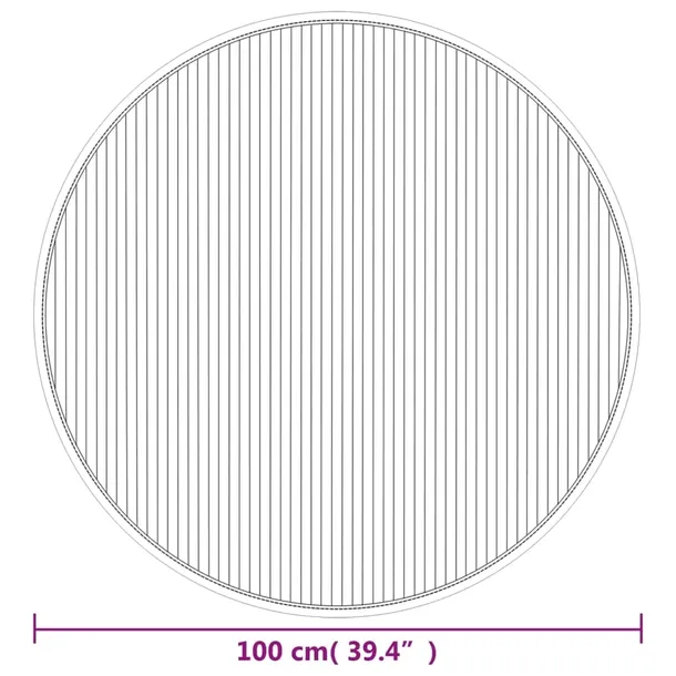 dywan-okragly-brazowy-100-cm-bambusowy-stan-nowy-marka-vidaxl