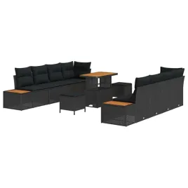 zestaw-sof-na-ogrod-z-poduszka-11-pcs-czarny-polirattan