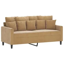 sofa-2-osobowa-brazowa-140-cm-tapicerowana-aksamitem