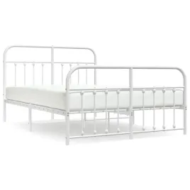 metalowa-rama-lozka-z-wezglowiem-i-zanozkiem-biala-150x200-cm