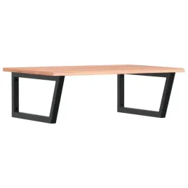 polka-scienna-pod-umywalke-stal-i-lite-drewno-debowe