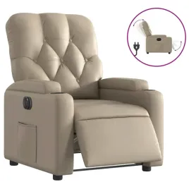 elektryczny-fotel-rozkladany-cappuccino-obity-sztuczna-skora