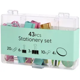 zestaw-akcesoria-biurowe-spinacze-klipsy-pinezki-magnesy-43-elem-w-pudelku