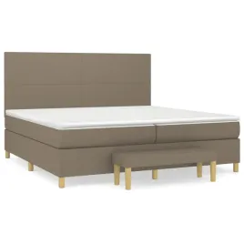 lozko-kontynentalne-z-materacem-taupe-tkanina-200x200-cm
