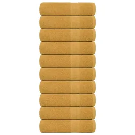 reczniki-prysznicowe-10-szt-zloty-360-gsm-100percent-bawelna