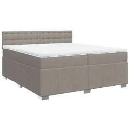 lozko-kontynentalne-z-materacem-taupe-tkanina-200x200-cm