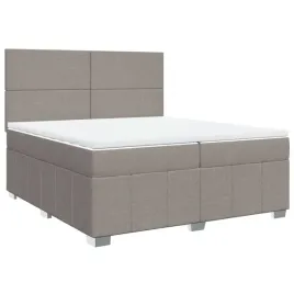 lozko-kontynentalne-z-materacem-taupe-tkanina-200x200-cm