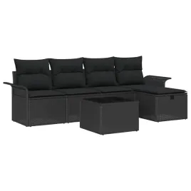 zestaw-sof-na-ogrod-z-poduszka-6-pcs-czarny-polirattan
