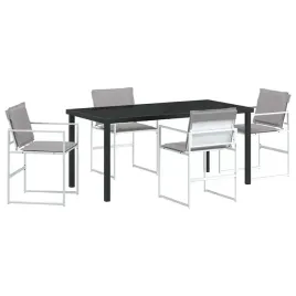 zestaw-do-jadalni-w-ogrodzie-5-pcs-bialy-160-x-80-x-73-cm
