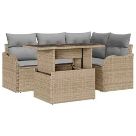 zestaw-sof-na-ogrod-5-pcs-bezowy-100-x-55-x-73-cm-polirattan