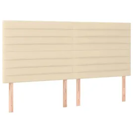 zaglowki-do-lozka-4-szt-kremowe-100x5x78-88-cm-tkanina