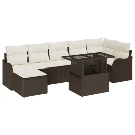 zestaw-sof-na-ogrod-z-poduszka-8-pcs-brazowy-polirattan