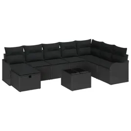 zestaw-sof-na-ogrod-z-poduszka-9-pcs-czarny-polirattan