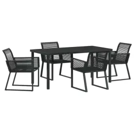 zestaw-do-jadalni-w-ogrodzie-5-pcs-czarny-polirattan