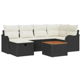 zestaw-sof-na-ogrod-z-poduszka-7-pcs-czarny-polirattan