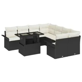 zestaw-sof-na-ogrod-z-poduszka-9-pcs-czarny-polirattan