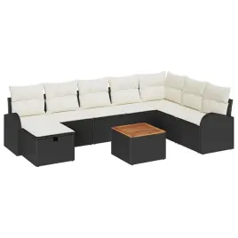 zestaw-sof-na-ogrod-z-poduszka-9-pcs-czarny-polirattan