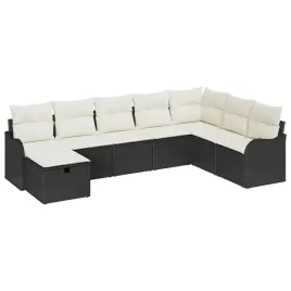 zestaw-sof-na-ogrod-z-poduszka-8-pcs-czarny-polirattan