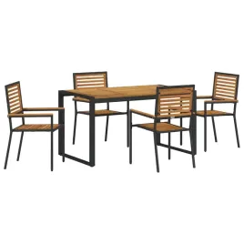 zestaw-do-jadalni-w-ogrodzie-5-pcs-czarny-i-drewno