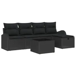zestaw-sof-na-ogrod-z-poduszka-6-pcs-czarny-polirattan