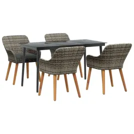 zestaw-do-jadalni-w-ogrodzie-z-poduszka-5-pcs-szary-polirattan
