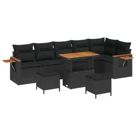 zestaw-sof-na-ogrod-z-poduszka-9-pcs-czarny-polirattan