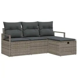 zestaw-sof-na-ogrod-z-poduszka-4-pcs-szary-polirattan