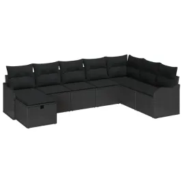 zestaw-sof-na-ogrod-z-poduszka-8-pcs-czarny-polirattan