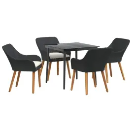 zestaw-do-jadalni-w-ogrodzie-z-poduszka-5-pcs-czarny-polirattan