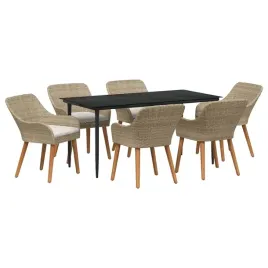 zestaw-do-jadalni-w-ogrodzie-z-poduszka-7-pcs-bezowy-polirattan