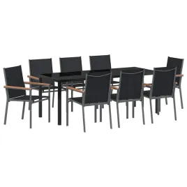 zestaw-do-jadalni-w-ogrodzie-9-pcs-czarny-textilene-i-stal