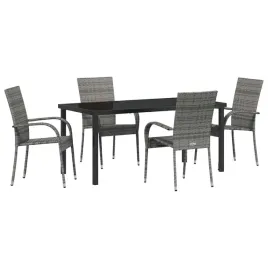 zestaw-do-jadalni-w-ogrodzie-5-pcs-szary-polirattan