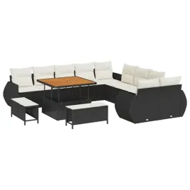 zestaw-sof-na-ogrod-13-pcs-czarny-polirattan