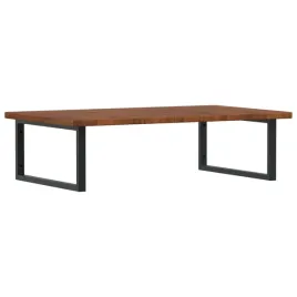 polka-scienna-pod-umywalke-stal-i-lite-drewno-debowe