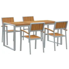 zestaw-do-jadalni-w-ogrodzie-5-pcs-szaro-brazowy