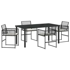 zestaw-do-jadalni-w-ogrodzie-5-pcs-czarny-polirattan