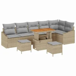 zestaw-sof-na-ogrod-z-poduszka-9-pcs-bezowy-polirattan
