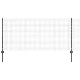 ogrodzenie-z-slupkami-szary-1-x-25-m-stal