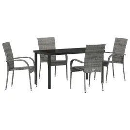 zestaw-do-jadalni-w-ogrodzie-5-pcs-szary-polirattan