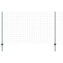 ogrodzenie-z-slupkami-zielony-1-4-x-10-m-stal