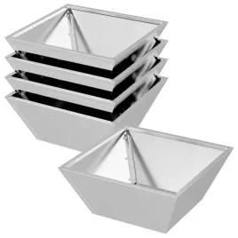 donica-ogrodowa-5-pcs-srebrny-40-x-40-x-15-cm-stal-nierdzewna